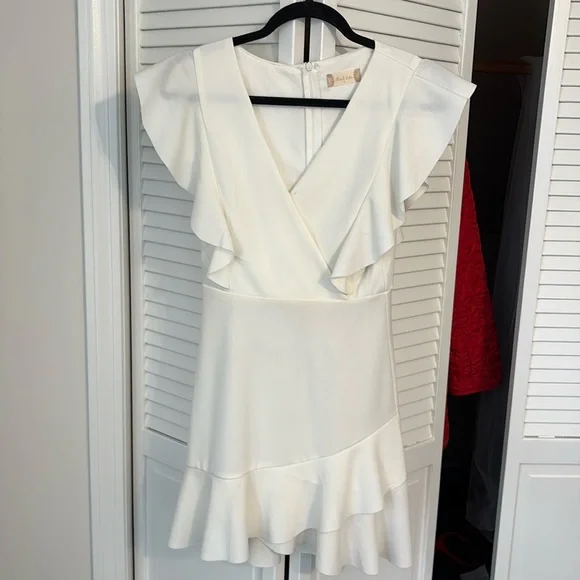 altard state graduation dress ZAPAKASA Women Matte Satin White Short Graduation Dress Off the Shoulder  Bodycon Little White Dress